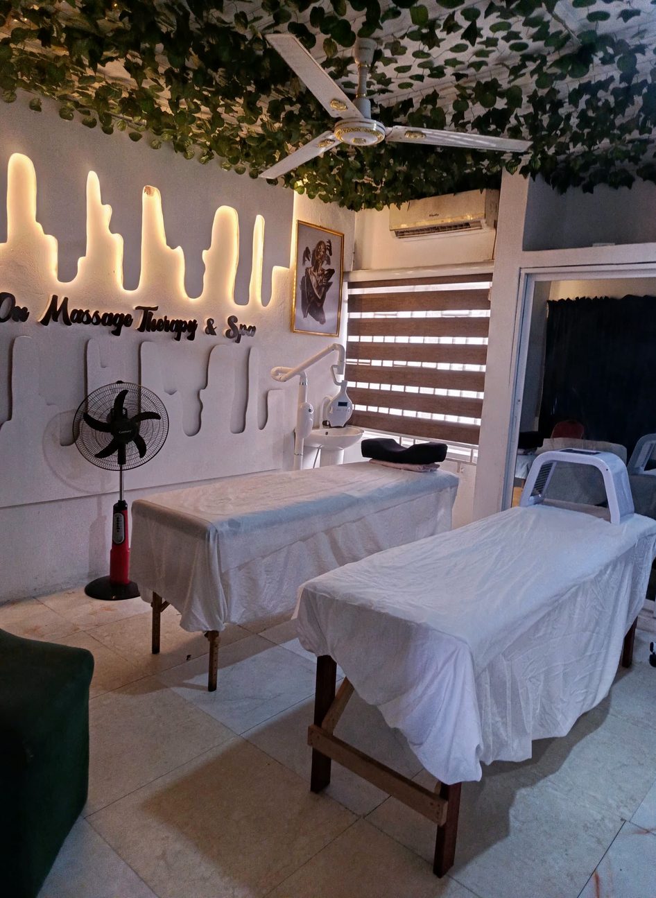Treatment beds at Dot On Massage Therapy & Spa